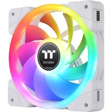 Thermaltake SWAFAN EX12 RGB PC Cooling Fan White TT Premium Edition, Gehäuselüfter weiß, 3er Pack, inkl. Controller, 120 mm