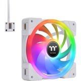 Thermaltake SWAFAN EX12 RGB PC Cooling Fan White TT Premium Edition, Gehäuselüfter weiß, 3er Pack, inkl. Controller