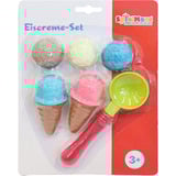 VEDES Spielmaus Küche Eiscreme Set, Kaufladen 