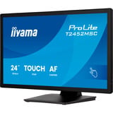iiyama ProLite T2452MSC-B2, LED-Monitor 60.5 cm (24 Zoll), schwarz (matt), FHD, IPS, Touchscreen, HDMI, USB-Hub, 120Hz Panel