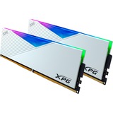 ADATA DIMM 32 GB DDR5-5600 (2x 16 GB) Dual-Kit, Arbeitsspeicher weiß, AX5U5600C3616G-DCLARWH, XPG Lancer RGB, INTEL XMP, AMD EXPO