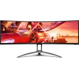 AOC AGON AG493QCX, Gaming-Monitor 124 cm(49 Zoll), schwarz, HDR, NVIDIA G-Sync, DFHD, 144Hz Panel