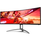 AOC AGON AG493QCX, Gaming-Monitor 124 cm (49 Zoll), schwarz/grau, DFHD, VA, HDR, NVIDIA G-Sync, 144Hz Panel