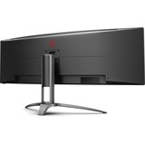 AOC AGON AG493QCX, Gaming-Monitor 124 cm (49 Zoll), schwarz/grau, DFHD, VA, HDR, NVIDIA G-Sync, 144Hz Panel