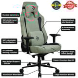Arozzi Vernazza Supersoft XL, Gaming-Stuhl hellgrün, Forest