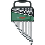 Bosch Heimwerken & Garten Ring-/Maulschlüssel Set, 15St, Schraubenschlüssel Mit Organizer