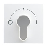 Busch-Jaeger Zentralscheibe Jalousie Zeitschalt, Schlüssel weiß, Retail