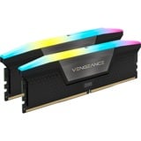 Corsair DIMM 32 GB DDR5-6000 (2x 16 GB) Dual-Kit, Arbeitsspeicher schwarz/grau, CMH32GX5M2B6000Z30K, Vengeance RGB, AMD EXPO