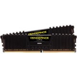 Corsair DIMM 64 GB DDR4-3200 (2x 32 GB) Dual-Kit, Arbeitsspeicher schwarz, CMK64GX4M2E3200C16, Vengeance LPX, INTEL XMP