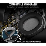 Corsair HS65 Wireless, Gaming-Headset carbon, Klinke, USB-Dongle, Bluetooth