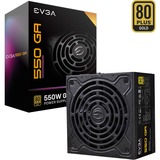 EVGA SuperNOVA 550 GA 550W, PC-Netzteil schwarz, 3x PCIe, Kabel-Management, 550 Watt