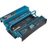 Hazet Metall-Werkzeugkasten 190/79, mit Inlays, Werkzeug-Set blau/schwarz, mit Vorhängeschloss, 79-teilig