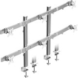 ICY BOX Damond Stand 666, Monitorhalterung silber