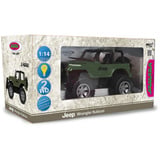 Jamara Deluxe Car Series - Jeep Wrangler Rubicon, RC olivgrün, Maßstab 1:14, 2,4 GHz
