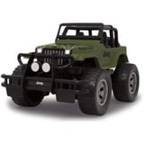 Jamara Deluxe Car Series - Jeep Wrangler Rubicon, RC olivgrün, Maßstab 1:14, 2,4 GHz
