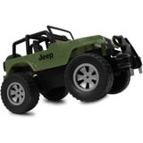 Jamara Deluxe Car Series - Jeep Wrangler Rubicon, RC olivgrün, Maßstab 1:14, 2,4 GHz