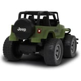 Jamara Deluxe Car Series - Jeep Wrangler Rubicon, RC olivgrün, Maßstab 1:14, 2,4 GHz