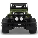 Jamara Deluxe Car Series - Jeep Wrangler Rubicon, RC olivgrün, Maßstab 1:14, 2,4 GHz
