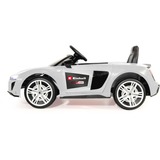 Jamara Ride-on Audi R8 Spyder, Kinderfahrzeug weiß, 18V, Einhell Power XChange