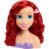 Just Play Disney Princess - Ariel Styling Head, Schmink- und Frisierkopf 
