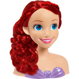 Just Play Disney Princess - Ariel Styling Head, Schmink- und Frisierkopf 