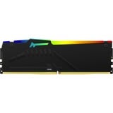 Kingston FURY DIMM 32 GB DDR5-5200  , Arbeitsspeicher schwarz, KF552C40BBA-32, FURY Beast RGB, INTEL XMP