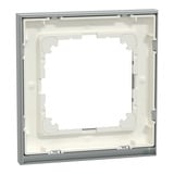 Merten Decor-Rahmen einfach mit Montagerichtung horizontal und vertikal, Kunststoff, matt, IP20 wenge, Retail