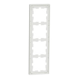 Merten Rahmen vierfach Kristallweiß weiß, Retail