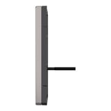 Merten Zentralplatte nickelmetallic rechteckiger Ausschnitt, Abdeckung grau, Retail