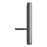 Merten Zentralplatte nickelmetallic rechteckiger Ausschnitt, Abdeckung grau, Retail