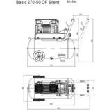 Metabo Basic 270-50 OF Silent, Kompressor dunkelgrün/schwarz, 1.500 Watt