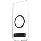 PanzerGlass Kickstand Case, Handyhülle transparent/schwarz, Samsung Galaxy S25+, QI-kompatibel