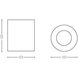 Philips Hue White Ambiance Pillar Einzelspot, LED-Leuchte schwarz, Erweiterung