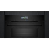 Siemens HM736GAB1 IQ700, Backofen schwarz, mit Mikrowellenfunktion, 60 cm, Home Connect