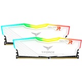 Team Group DIMM 16 GB DDR4-3600 Kit, Arbeitsspeicher weiß, TF4D416G3600HC18JDC01, Delta RGB