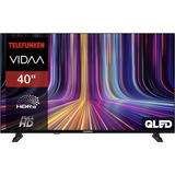Telefunken QF40VP750S, QLED-Fernseher 102 cm (40 Zoll), schwarz, FullHD, Triple Tuner, Mediaplayer, Smart-TV