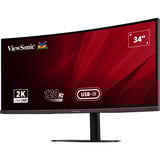 ViewSonic VA3420C, LED-Monitor 86.6 cm (34.1 Zoll), schwarz, UWQHD, IPS, HDMI, DP, USB-C, USB-Hub, 120Hz Panel
