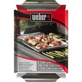 Weber Grillpfanne Deluxe, Grillkorb silber