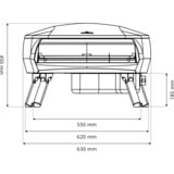 Witt Pizzaofen ETNA Fermo graphit, für Pizzen bis ca. Ø 40cm