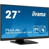 iiyama ProLite T2754MSC-B1AG, LED-Monitor 68.6 cm (27 Zoll), schwarz, FullHD, 60 Hz, HDMI, IPS