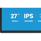 iiyama Prolite XB2792HSU-B1, LED-Monitor 68.6 cm (27 Zoll), schwarz (matt), FullHD, IPS, HDMI, DP, USB-Hub, Verstellbarer Standfuß, 120Hz Panel