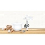 Bosch Fleischwolf-Aufsatz BakingSensation Set MUZS2BS weiß, für Küchenmaschine MUMS2