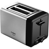 Bosch Kompakt-Toaster DesignLine TAT4P420DE edelstahl/schwarz
