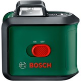 Bosch Kreuzlinienlaser UniversalLevel 360 grün/schwarz, grüne Laserlinien, Reichweite Ø 24 Meter