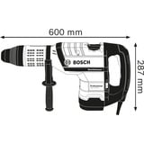 Bosch Professional Bohrhammer GBH 12-52 D blau, 1.700 Watt, Koffer