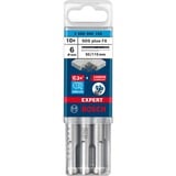 Bosch Professional EXPERT Hammerbohrer SDS-plus-7X, Ø 6mm, 10 Stück Arbeitslänge 50mm