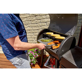 Broil King Crown Pellet Smoker 400 - BUNDLE schwarz, iQue Smart Steuerung, inkl. Schutzhülle