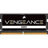 Corsair SO-DIMM 16 GB DDR5-4800, Arbeitsspeicher schwarz, CMSX16GX5M1A4800C40, Vengeance