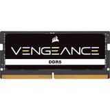 Corsair SO-DIMM 16 GB DDR5-4800, Arbeitsspeicher schwarz, CMSX16GX5M1A4800C40, Vengeance