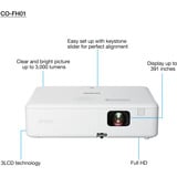 Epson CO-FH01, LCD-Beamer weiß, FullHD, 3LCD-Technologie, Lautsprecher